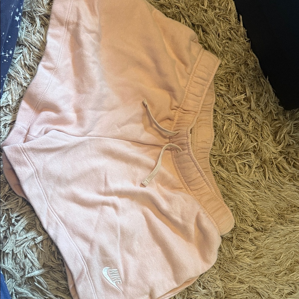 Nike Women's Light Pink Athletic Shorts